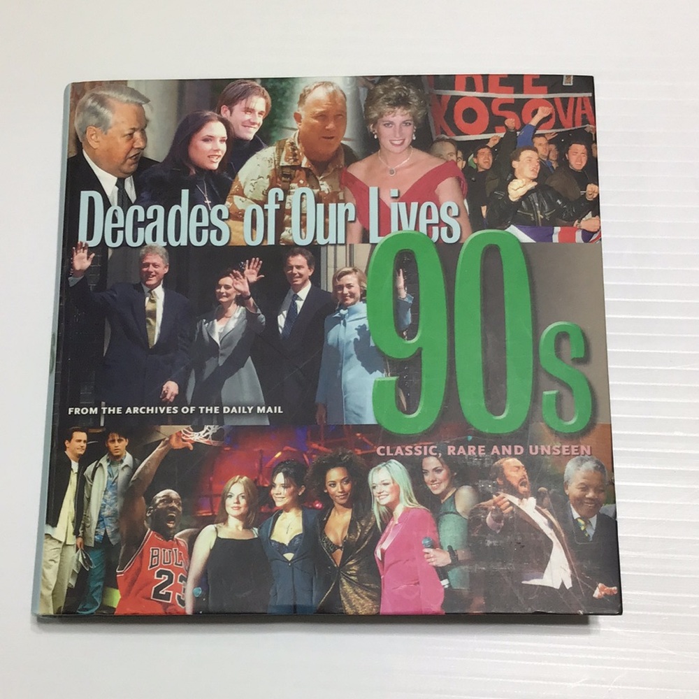 🔥Decades of our Lives 90s book color photos "Classic Rare & Unseen" Daily Mail